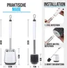 Strex Toilettenbürste Silikon mit Halter Weiß - Schnell Produktbild-Vorschau 8