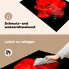 KitchenYeah© Herdabdeckplatte Eine rote Pfingstrose auf Produktbild-Vorschau 2
