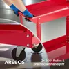 AREBOS Werkstatt-Rollwagen | Montagewagen mit 2 Fächern | Produktbild-Vorschau 7