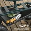 Outsunny Rollsitz Werkstattwagen mit Ablage Korb fahrbar Produktbild-Vorschau 6
