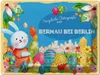 vianmo Blechschild 30x40 cm Ostern Ostergrüße BERNAU bei Produktbild-Vorschau 1