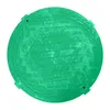 A green, round manhole cover with a brick-like texture pattern, shown from a top-down perspective on a white background. Podgląd zdjęcia produktu