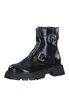 Tamaris Damen Boot Stiefelette Zierriemen Profilsohle flach Produktbild-Vorschau 3