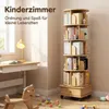 Bücherregal 360° drehbar mit Schublade und Universalrollen, Produktbild-Vorschau 11