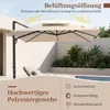 Ombrellone COSTWAY 300x300 cm, ombrellone a braccio Anteprima dell’immagine prodotto 4