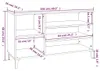 vidaXL Schuhregal Hochglanz-Weiß 102x36x60 cm Holzwerkstoff Produktbild-Vorschau 8
