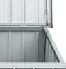 vidaXL Box da giardino grigio 109x67x65 cm Anteprima dell’immagine prodotto 8