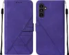 Galaxy A14 5G Hülle, Schlank Prägung Flip Leder Produktbild-Vorschau 1