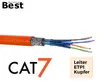 B.E.S.T. CAT 7 Netzwerkkabel 200 m Simplex S/FTP 10 Gbit/s Produktbild-Vorschau 6