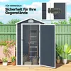 Outsunny Gerätehaus Gartenhaus mit Fenster Pultdach Outdoor Produktbild-Vorschau 7
