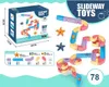 Slideway - Vodní skluzavka pro děti ve vaně 78 dílů Náhled obrázku produktu 1
