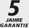 A large number '5' is displayed above the words 'JAHRE GARANTIE' on a white background. Anteprima dell’immagine prodotto