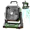 F70 Outdoor Camping Ventilator – Wiederaufladbarer Akku Produktbild-Vorschau 8