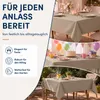 Leinen Tischdecke 160x320 cm eckig sand Produktbild-Vorschau 4