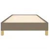 vidaXL Bettgestell Taupe 90x200 cm Stoff -  Betten & Produktbild-Vorschau 13