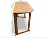 Balkontisch-Set mit Eckbank – Akazienholz  ca. 150 x 100 x Produktbild-Vorschau 20