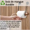 DEKAZIA® Toilettenpapierhalter Holz | Klopapierhalter ohne Produktbild-Vorschau 7