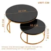 STILVORA 2er Set Couchtisch Satztisch Schwarz, Produktbild-Vorschau 7