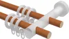 Interdeco Gardinenstange / Vorhangstange Kirschbaum Produktbild-Vorschau 3