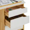Kinderschreibtisch EMMA aus Kiefer Massivholz, natur/weiß - Produktbild-Vorschau 9