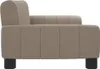 vidaXL Pelíšek pro psy Cappuccino Brown 70x45x30 cm koženka Náhled obrázku produktu 4