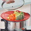 Multifunktionaler Silikondeckel für Topf - Rot Produktbild-Vorschau 2