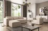 Ecksofa Schlafsofa inkl. Sessel WALDO Stoff Brooklyn Pearl Produktbild-Vorschau 1