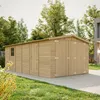 Garage en bois 18 m² - Débarras avec fenêtres - Voir les images du produit 7