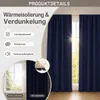 Thermo Vorhang Kälteschutz Verdunkelungsvorhang 370g/m² Produktbild-Vorschau 3