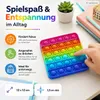 Fidget Pop Toy Rainbow Viereck Produktbild-Vorschau 2