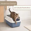 Katzenklo XXL mit hohem Rand Katzenklo für große Katzen Klo Produktbild-Vorschau 6