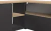 Bureau - Eikenhout en zwart - 90 x 90 x 45 cm Productafbeelding-voorbeeld 5