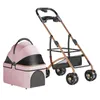 Hundewagen klappbar Transporttasche Hundebuggy bis 15kg Produktbild-Vorschau 2