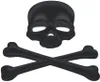 3D Schwarz Totenkopf Metall Aufkleber Sticker Emblem Badge Produktbild-Vorschau 2