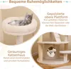 COSTWAY Arbre à chat petit, arbre à chat en bois, arbre à Voir les images du produit 5