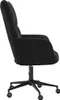 vidaXL Relax křeslo Black Velvet Náhled obrázku produktu 3