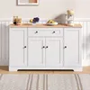 Merax Sideboard mit Schubladen und Regaltüren, Kommode mit Produktbild-Vorschau 6