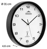 MONZANA® Funk Wanduhr Ø 31cm – Geräuscharm & Modern Produktbild-Vorschau 5