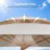Puluomis Doppellagiger Sonnenschirm 3m, Gartenschirm mit Produktbild-Vorschau 2