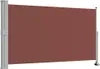 vidaXL Výsuvná boční markýza 140 x 300 cm hnědá Náhled obrázku produktu 1