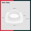 KOTARBAU® Valvola a disco tonda per attacco tubo Ø 160mm Anteprima dell’immagine prodotto 4