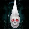 Halloween 33 cm animierte h?ngende Totenk?pfe Kopf bedeckt Produktbild-Vorschau 1