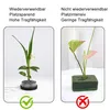 Edelstahl Blumenigel Set 4 Stück, runde Kenzan Flower Frogs Produktbild-Vorschau 2
