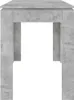 vidaXL Tavolo da pranzo grigio cemento 120x60x76 cm Anteprima dell’immagine prodotto 5