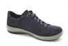 A single navy blue suede sneaker with a gray sole is shown against a white background. Produktbild-Vorschau