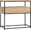 vidaXL Konzolový stolek Sonoma dub 75 x 40 x 75 cm materiál Náhled obrázku produktu 1