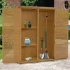 M MCombo Gartenschrank Gartenhaus Holz Wetterfest, Outdoor Produktbild-Vorschau 7