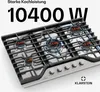 Klarstein Turbocast Gaskochfeld - 5-Brenner Edelstahl 304, Produktbild-Vorschau 2