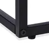Table d'appoint Relaxdays noire, structure métallique, Voir les images du produit 7
