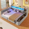 Merax Tagesbett Daybett 140x190cm, Schlafsofa mit 2 Produktbild-Vorschau 4